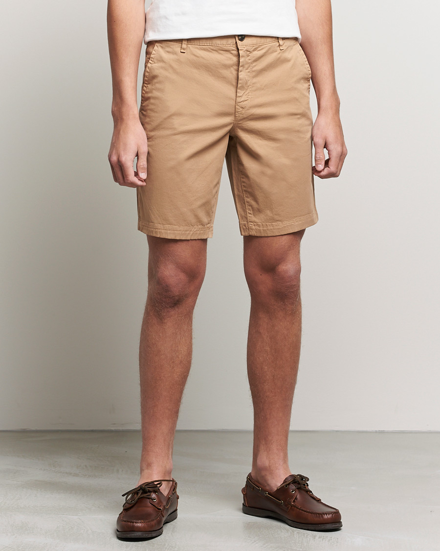 Heren | Korte broek | BOSS ORANGE | BOSS Casual Schino Slim Chino Shorts Medium Beige