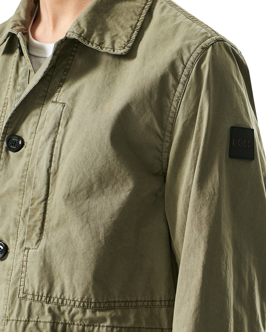 Heren | Jassen | BOSS ORANGE | BOSS Casual Osmar Field Jacket Open Green