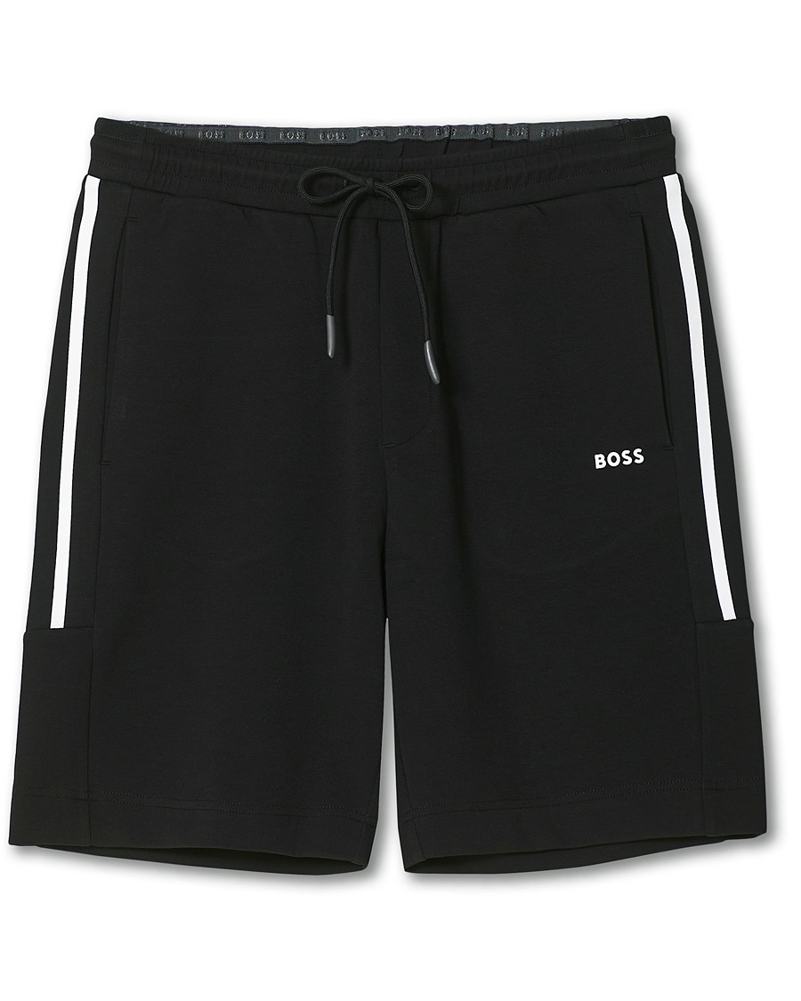 Heren | Korte broek | BOSS GREEN | BOSS Athleisure Headlo Sweatshorts Black