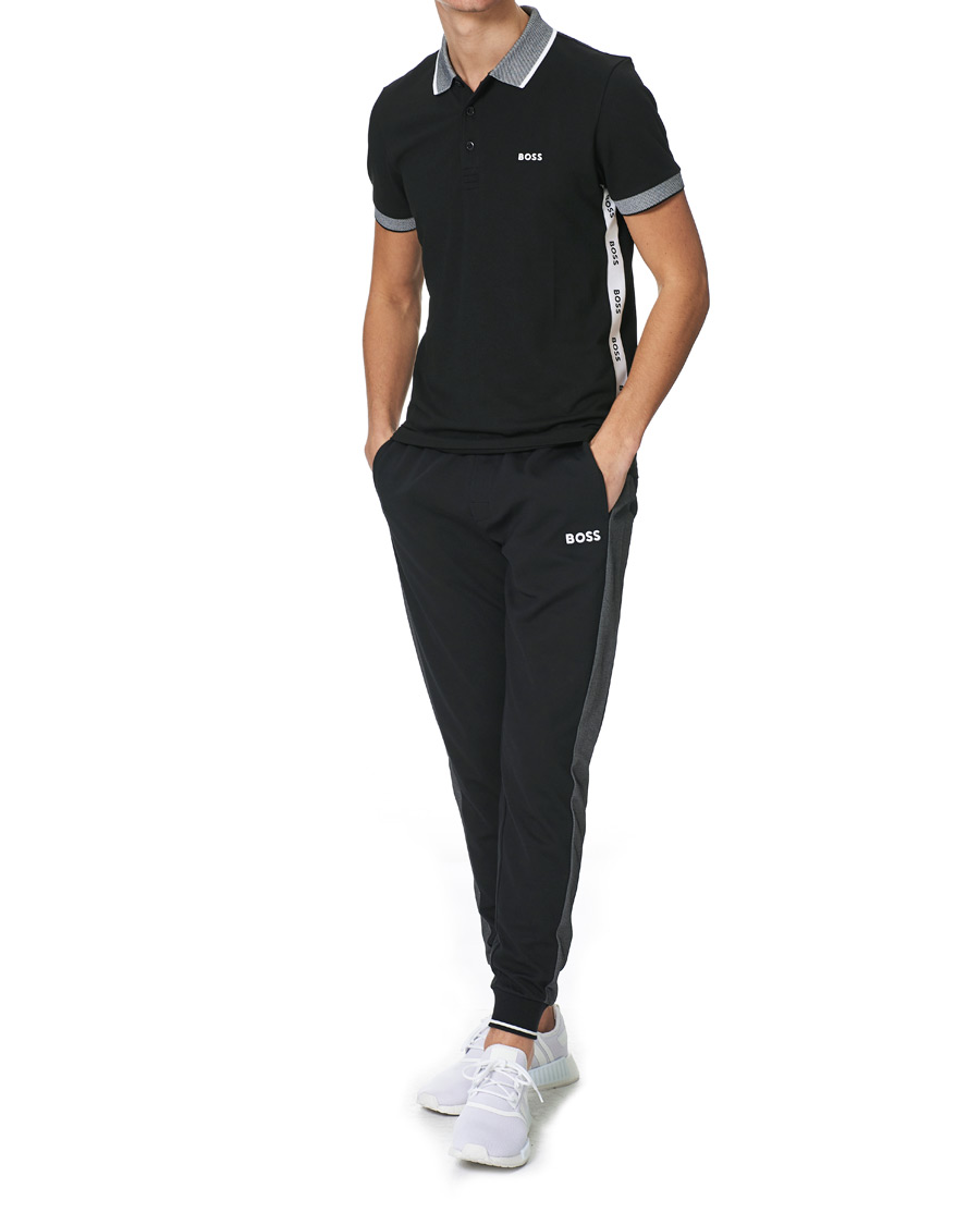 Heren | Polo's | BOSS GREEN | BOSS Athleisure Paule Logo Polo Black