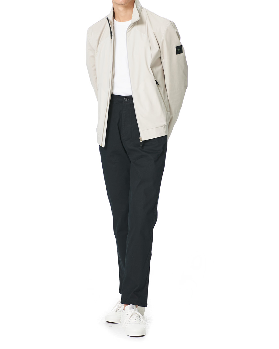 Heren | Jassen | BOSS GREEN | BOSS Athleisure Furio Taped Logo Jacket Light Beige