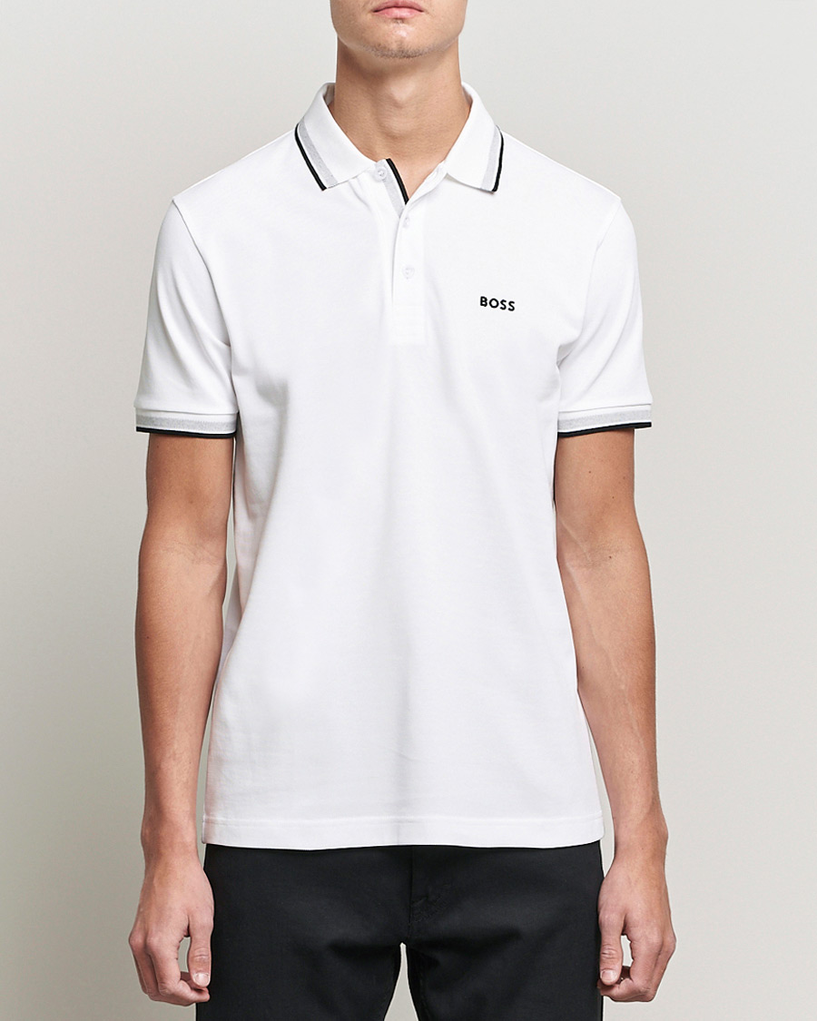 Heren | Polo's | BOSS GREEN | Paddy Piké White