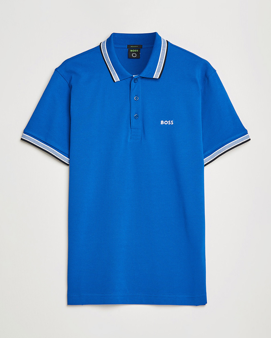 Heren | Polo's | BOSS GREEN | Paddy Piké Medium Blue