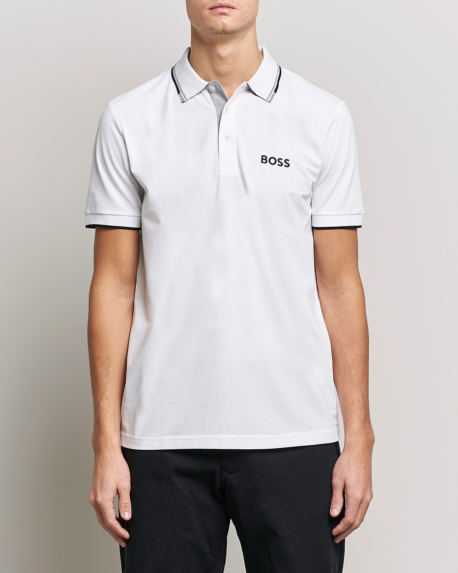 Heren | Polo's | BOSS GREEN | Paddy Pro Piké White