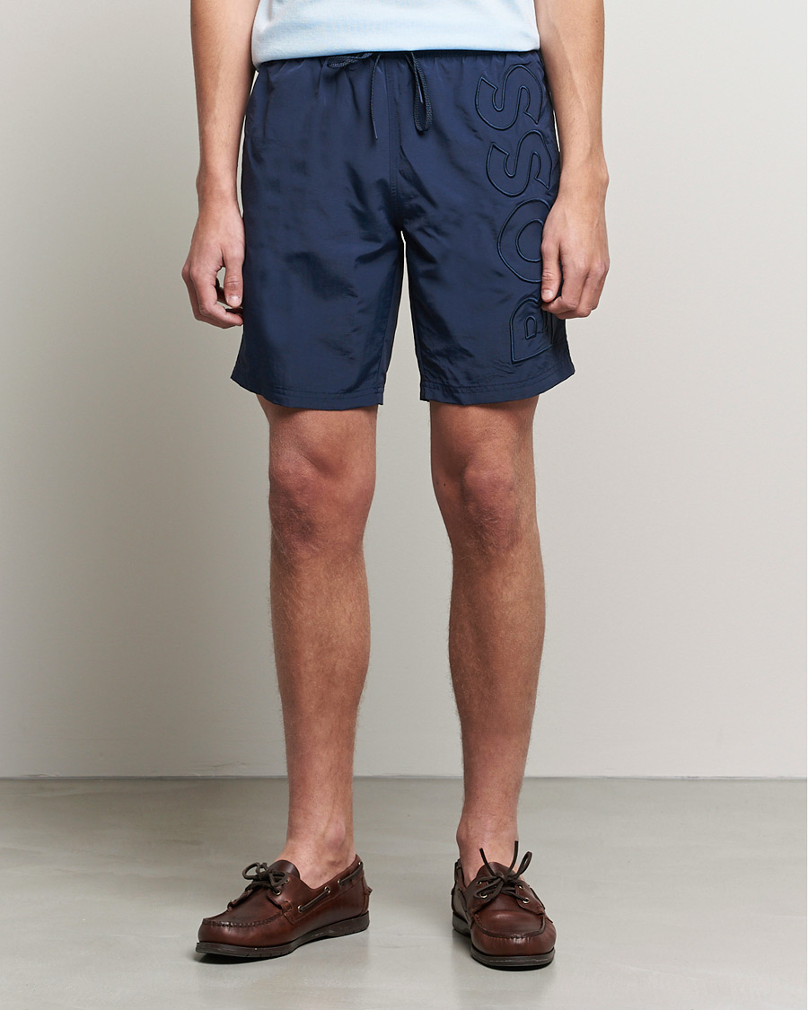 Heren | Zwembroek | BOSS BLACK | Whale Swimshorts Navy