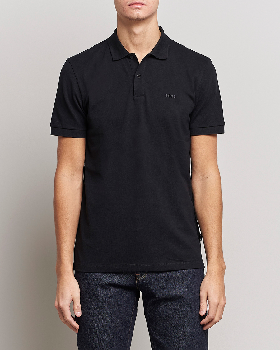 Heren | Poloshirts met korte mouwen | BOSS BLACK | Pallas Polo Black