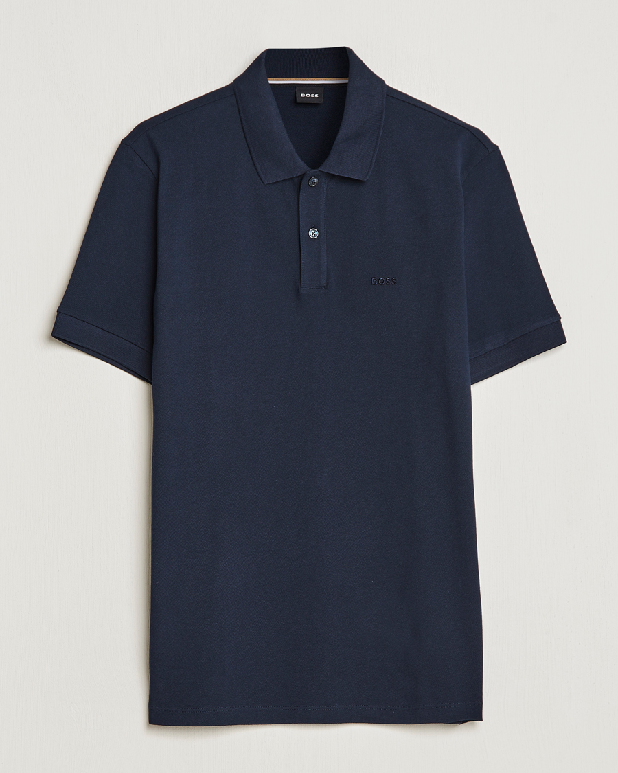 Heren | Polo's | BOSS BLACK | Pallas Polo Dark Blue