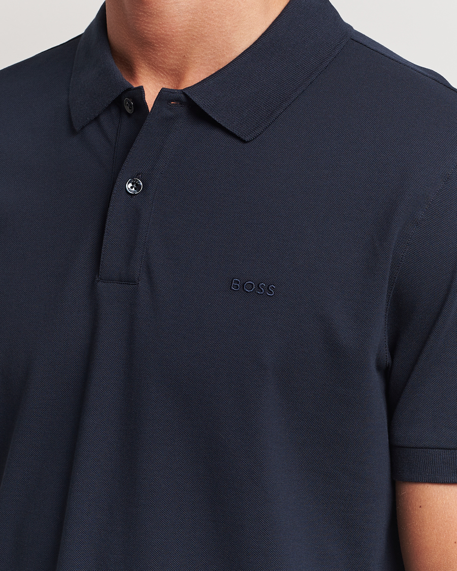 Heren | Polo's | BOSS BLACK | Pallas Polo Dark Blue