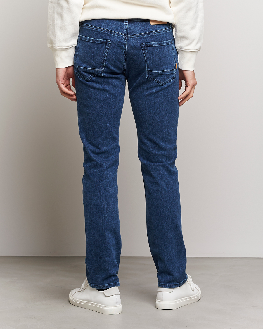 Heren | Jeans | BOSS ORANGE | Maine Regular Fit Super Stretch Jeans Lagoon Blue