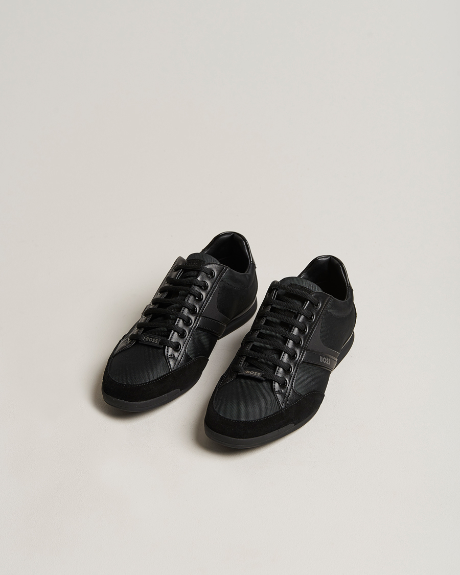 Heren | Schoenen | BOSS GREEN | Saturn Low Sneaker Black