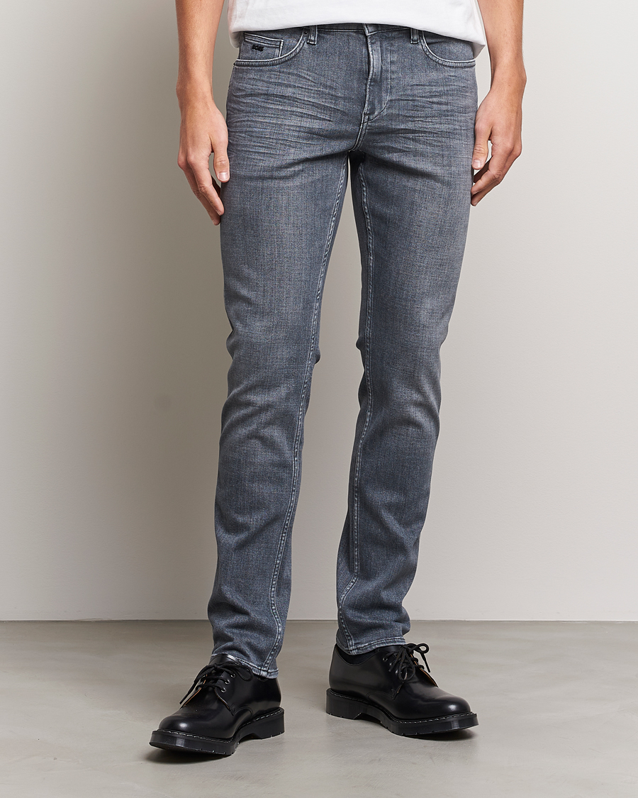 Heren | Jeans | BOSS BLACK | Delaware Slim Fit Stretch Jeans Medium Grey