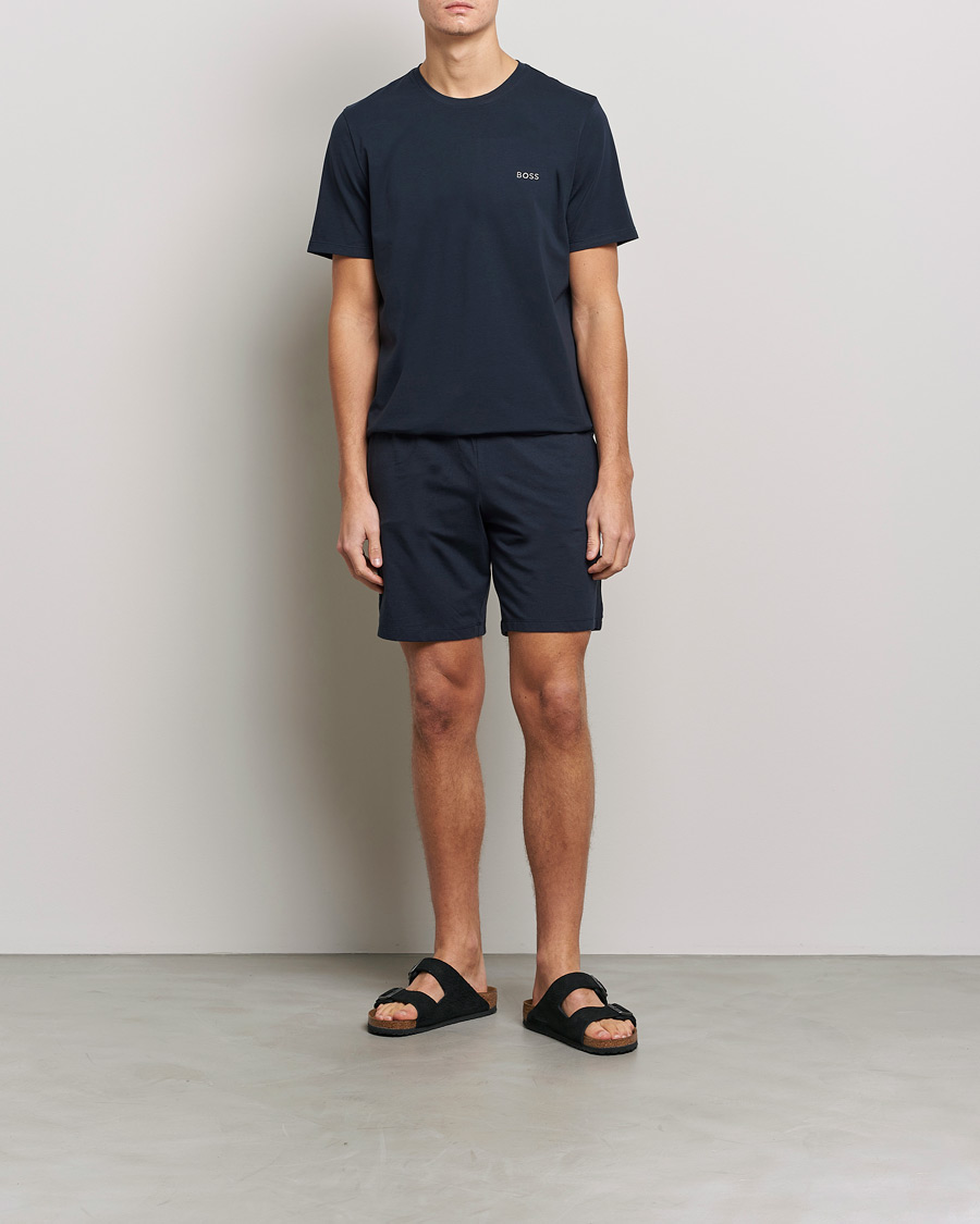 Heren | Korte broek | BOSS BLACK | Mix & Match Sweatshorts Dark Blue