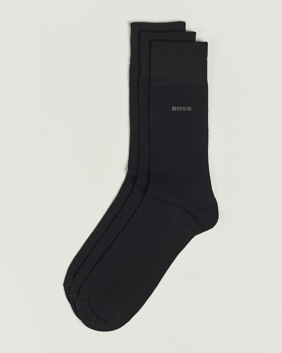 Heren | Ondergoed | BOSS BLACK | 3-Pack RS Uni Socks Black