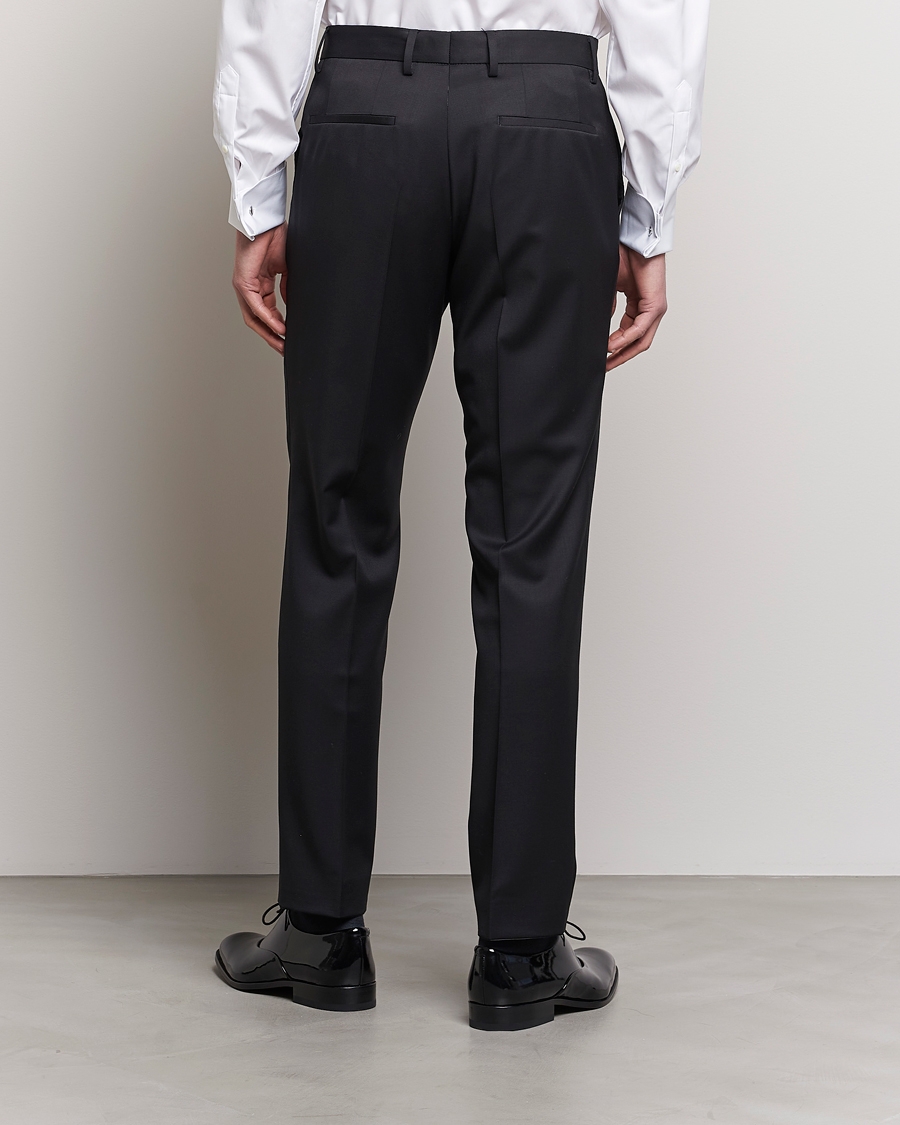 Heren | Broeken | BOSS BLACK | Genius Slim Fit Wool Trousers Black