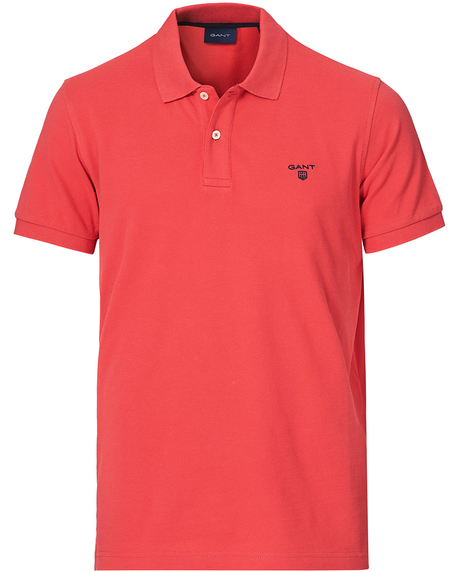 Heren | Polo's | GANT | The Summer Polo Watermelon Pink