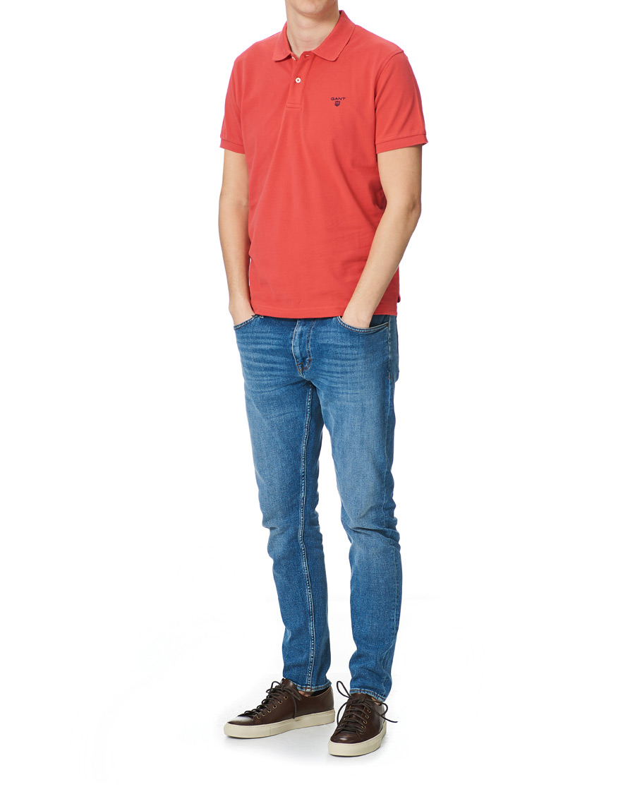 Heren | Polo's | GANT | The Summer Polo Watermelon Pink