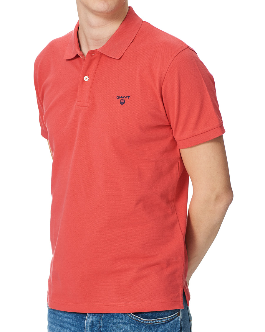 Heren | Polo's | GANT | The Summer Polo Watermelon Pink