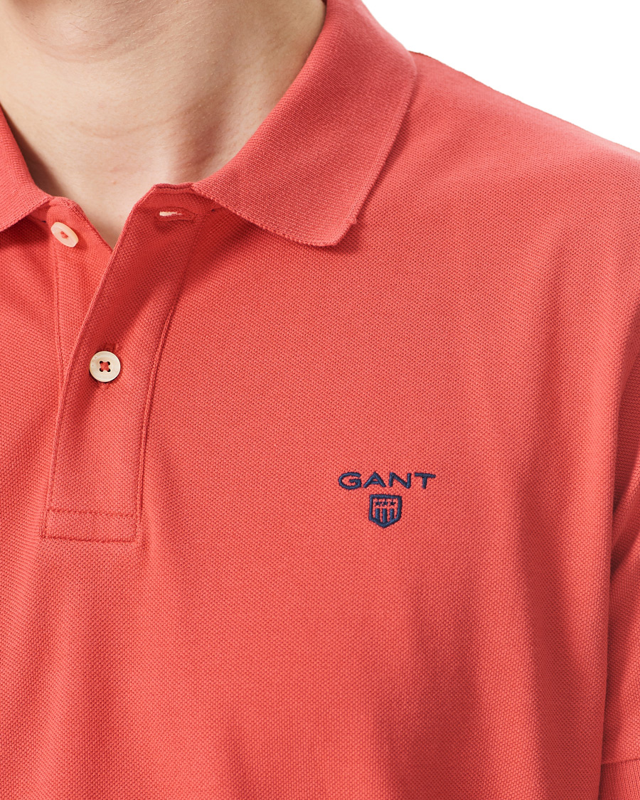 Heren | Polo's | GANT | The Summer Polo Watermelon Pink