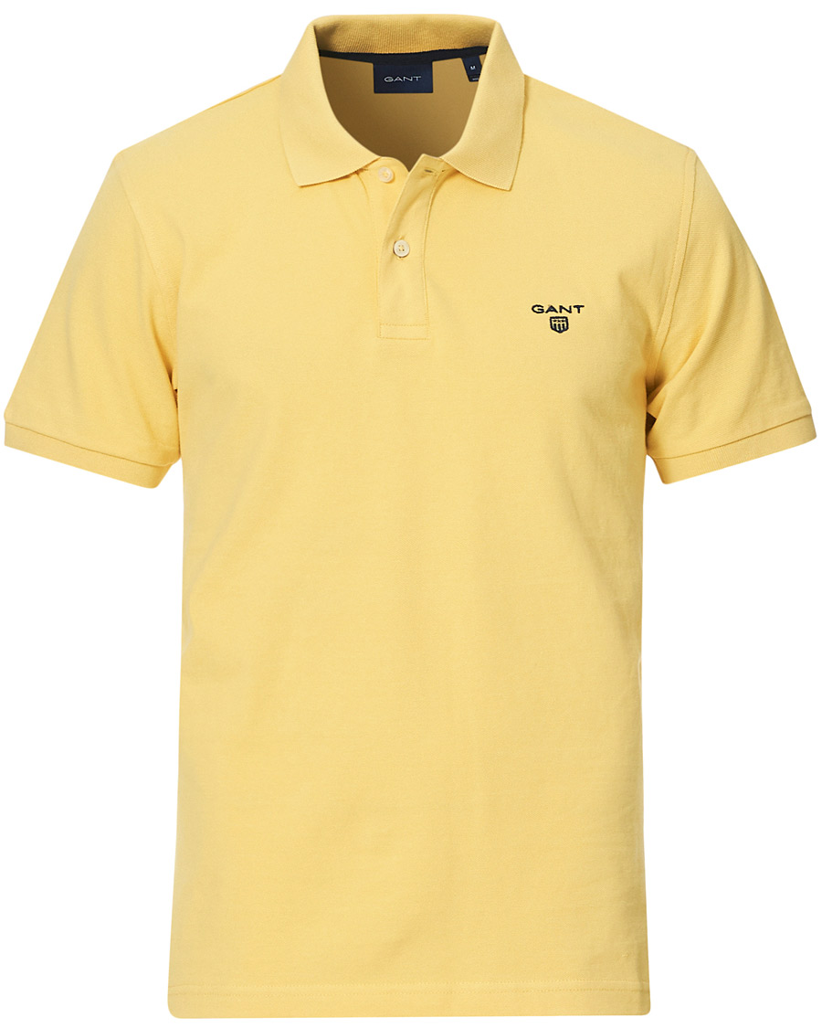 Heren | Polo's | GANT | The Summer Polo Banana Yellow