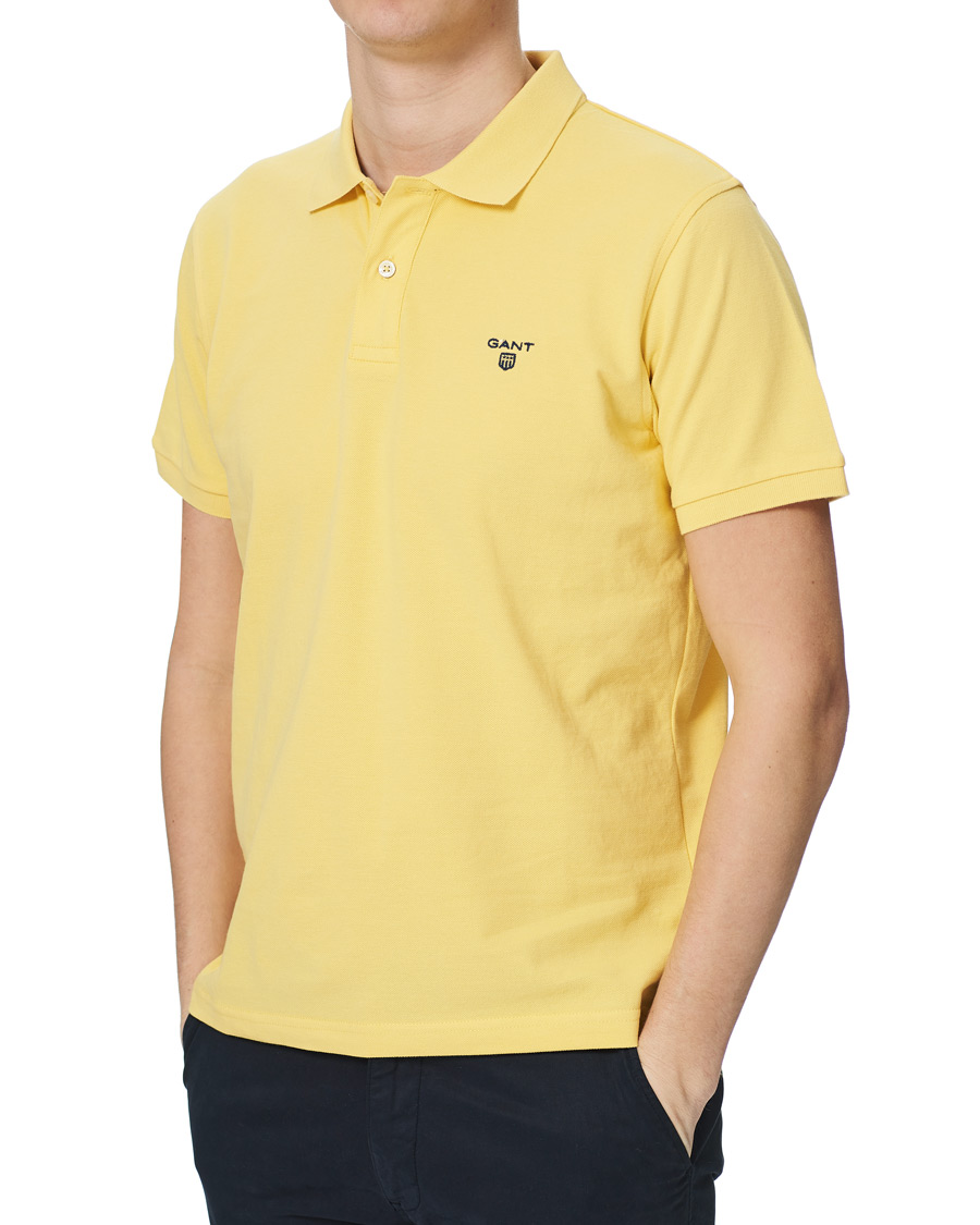 Heren | Polo's | GANT | The Summer Polo Banana Yellow