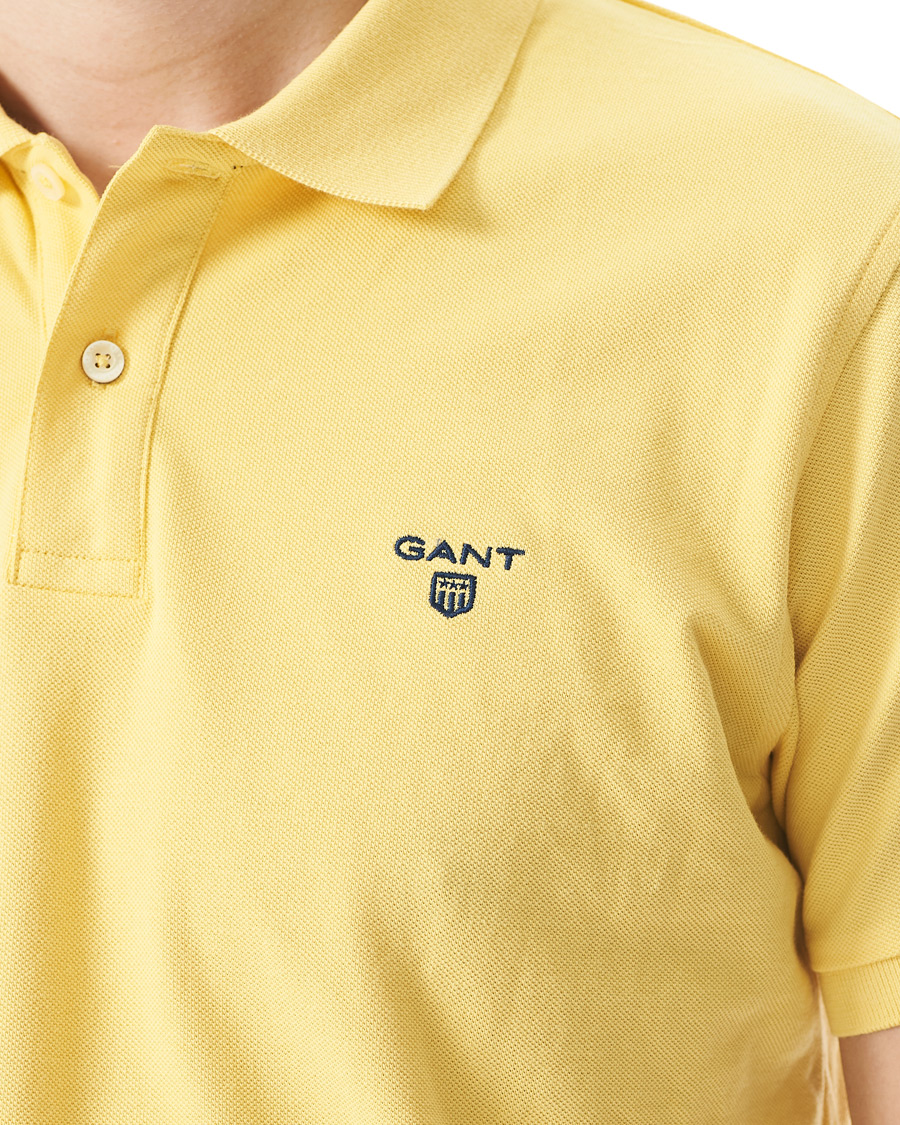 Heren | Polo's | GANT | The Summer Polo Banana Yellow