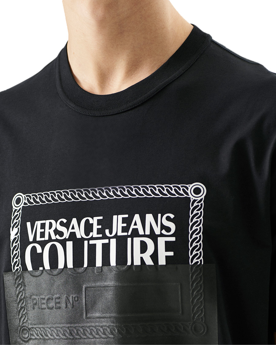 Heren | T-shirts | Versace Jeans Couture | Piece Nr Tape T-Shirt Black