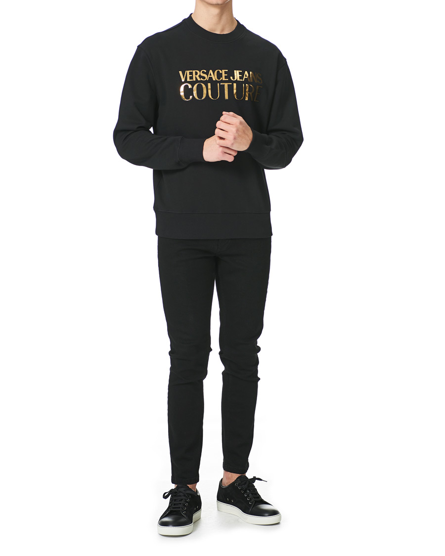 Heren | Truien | Versace Jeans Couture | Logo Mirror Sweatshirt Black