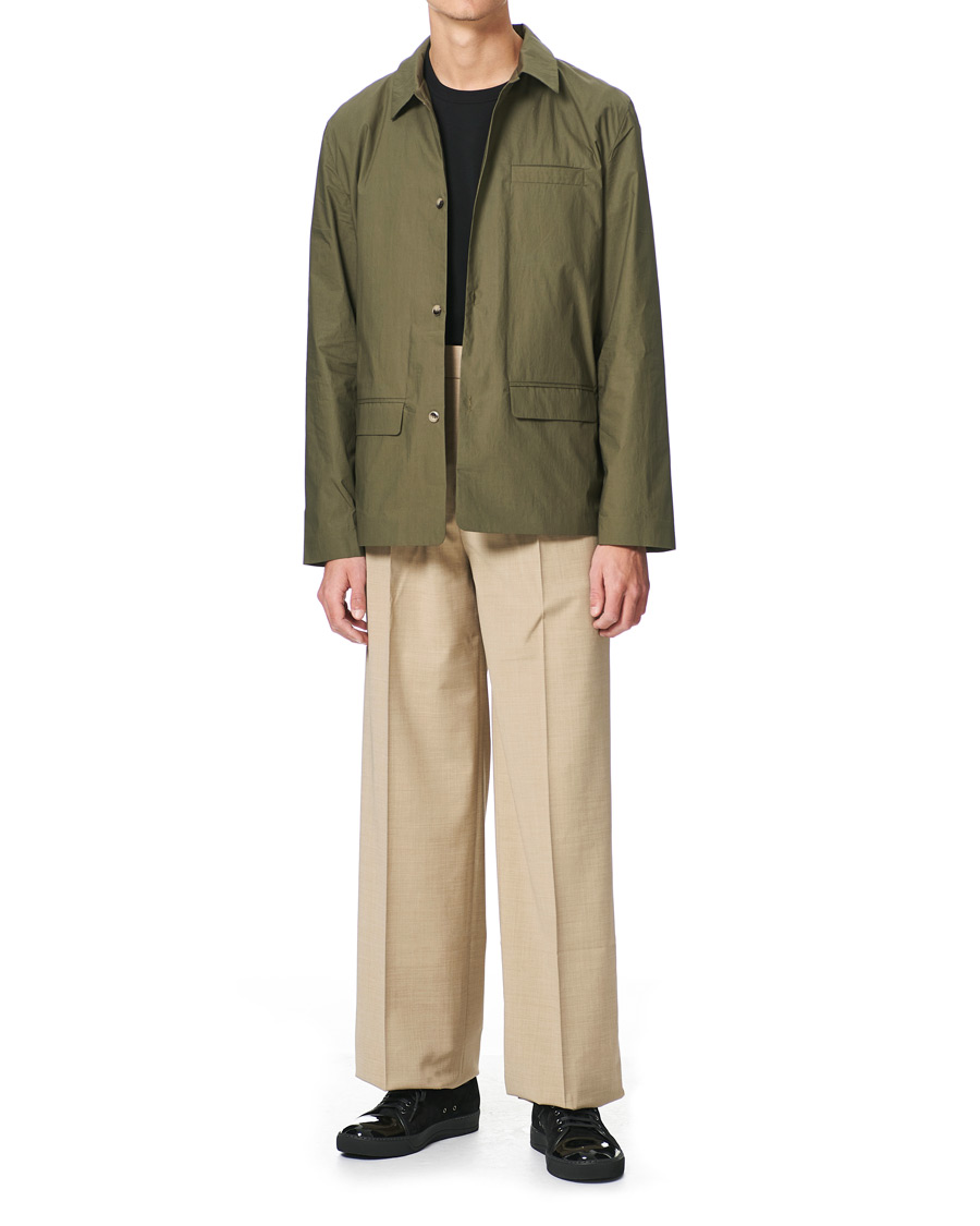 Heren | Broeken | Nanushka | Pleated Wool Trousers Sand