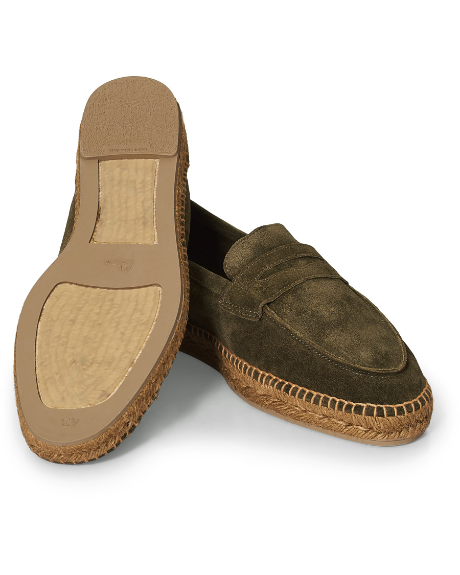 Heren | Castañer Nacho Casual Suede Loafers Musgo | Castañer | Nacho Casual Suede Loafers Musgo