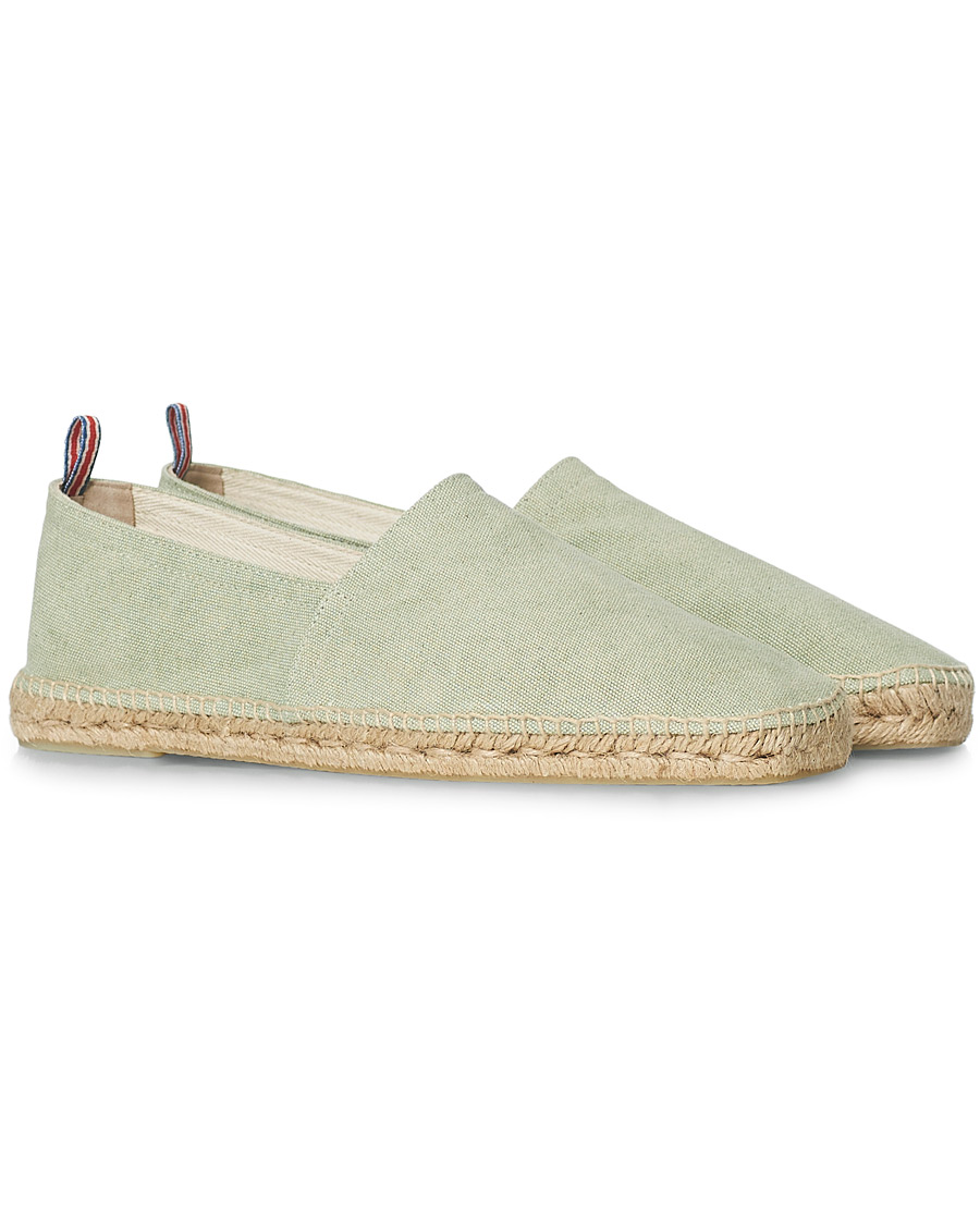 Heren | Castañer Pablo Washed Canvas Espadrilles Verde Agua | Castañer | Pablo Washed Canvas Espadrilles Verde Agua