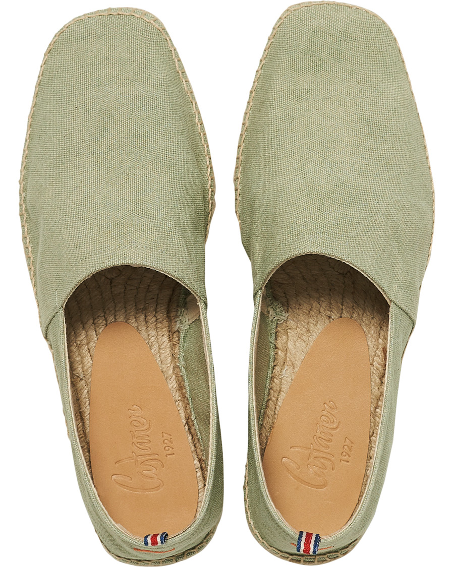 Heren | Castañer Pablo Washed Canvas Espadrilles Verde Agua | Castañer | Pablo Washed Canvas Espadrilles Verde Agua