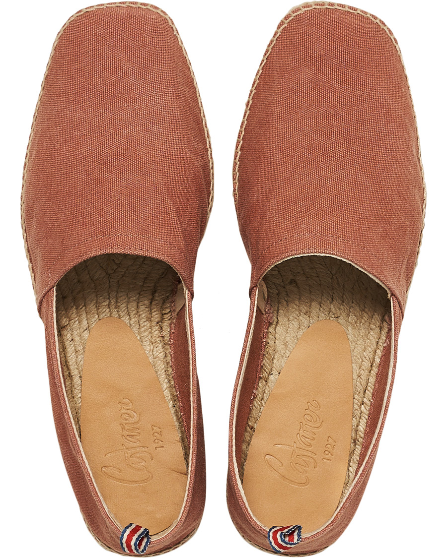 Heren | Castañer Pablo Washed Canvas Espadrilles Rosa Oscuro | Castañer | Pablo Washed Canvas Espadrilles Rosa Oscuro