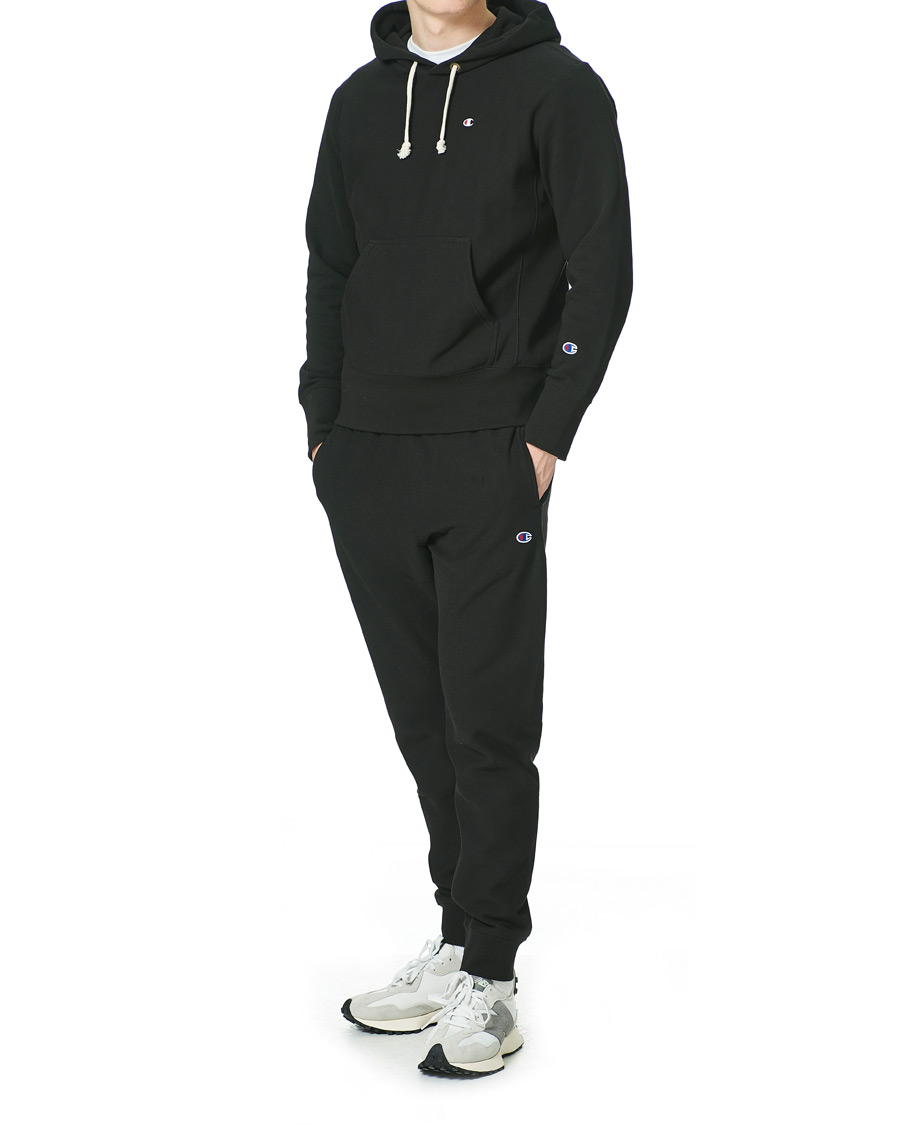 Heren | Truien | Champion | Reverse Weave Soft Fleece Hood Black Beauty