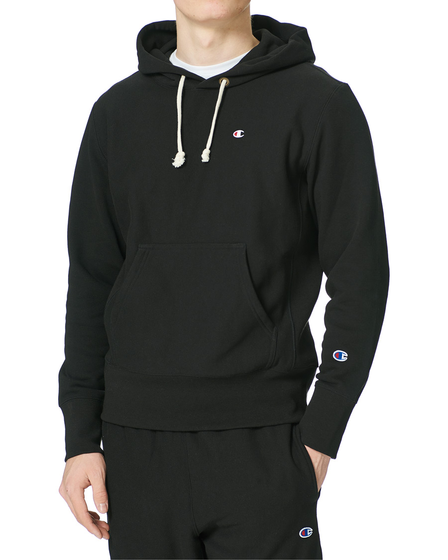 Heren | Truien | Champion | Reverse Weave Soft Fleece Hood Black Beauty