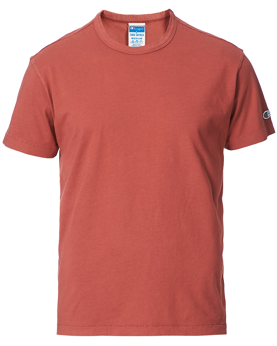 Heren | T-shirts | Champion | Todd Snyder Light Cotton Jersey Tee Copper Red