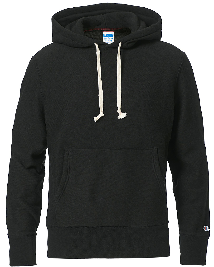 Heren | Truien | Champion | Todd Snyder Loose French Terry Hood Black