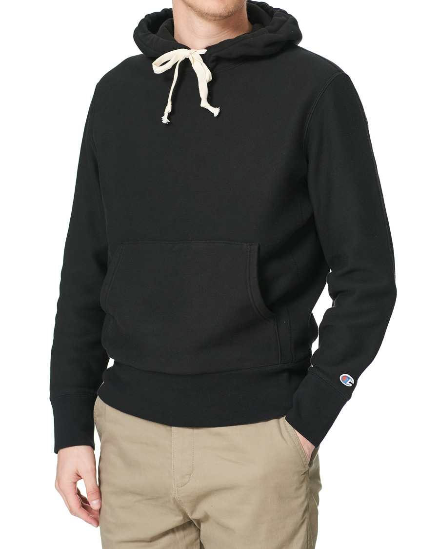 Heren | Truien | Champion | Todd Snyder Loose French Terry Hood Black