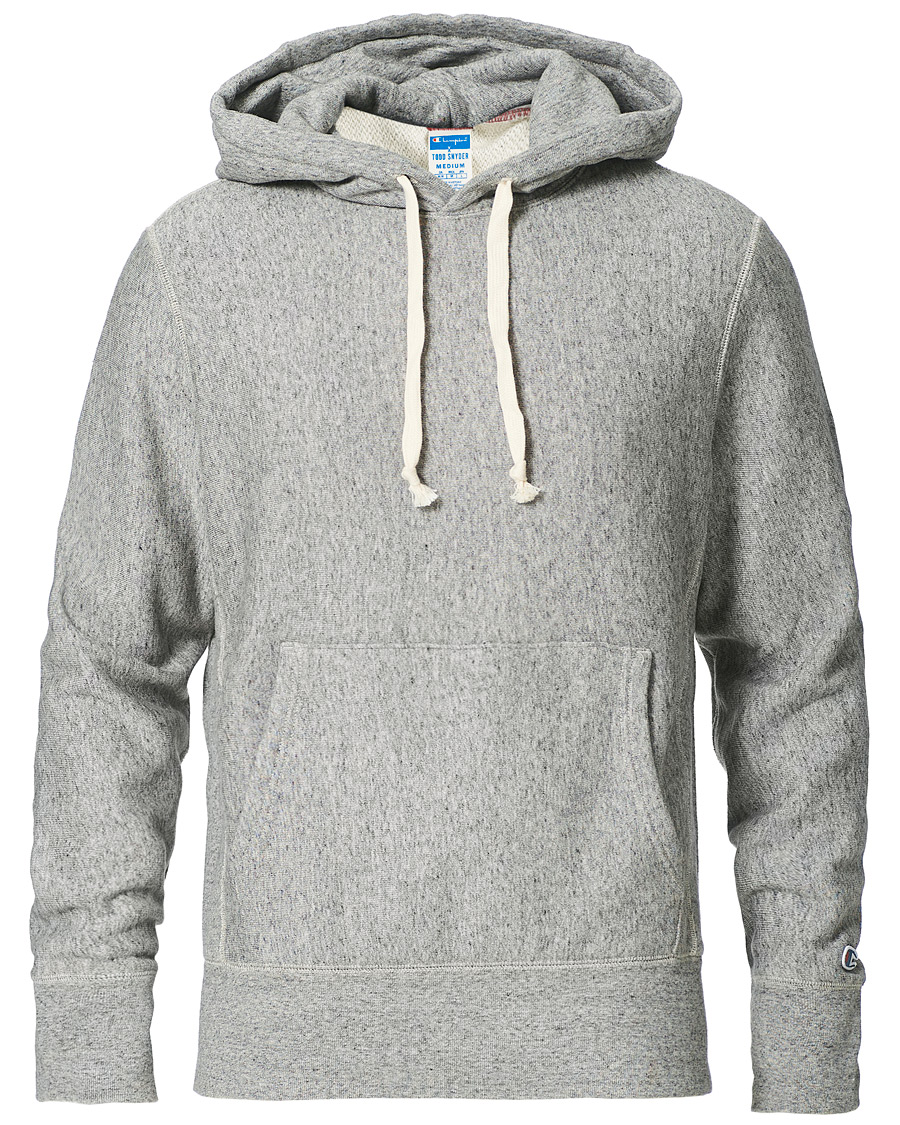 Heren | Truien | Champion | Todd Snyder Loose French Terry Hood Antique Grey Mix