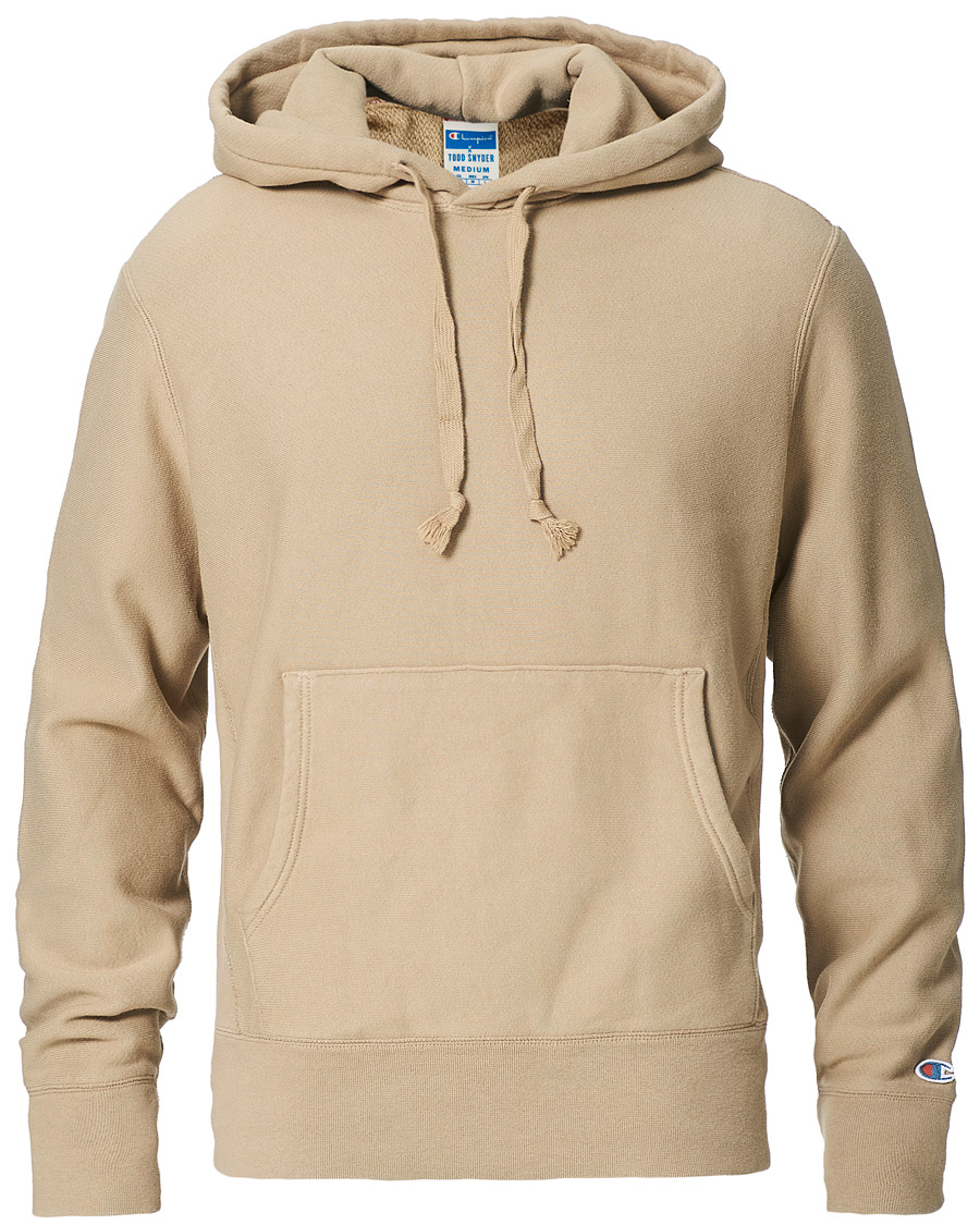Heren | Truien | Champion | Todd Snyder Loose French Terry Hood Desert Beige