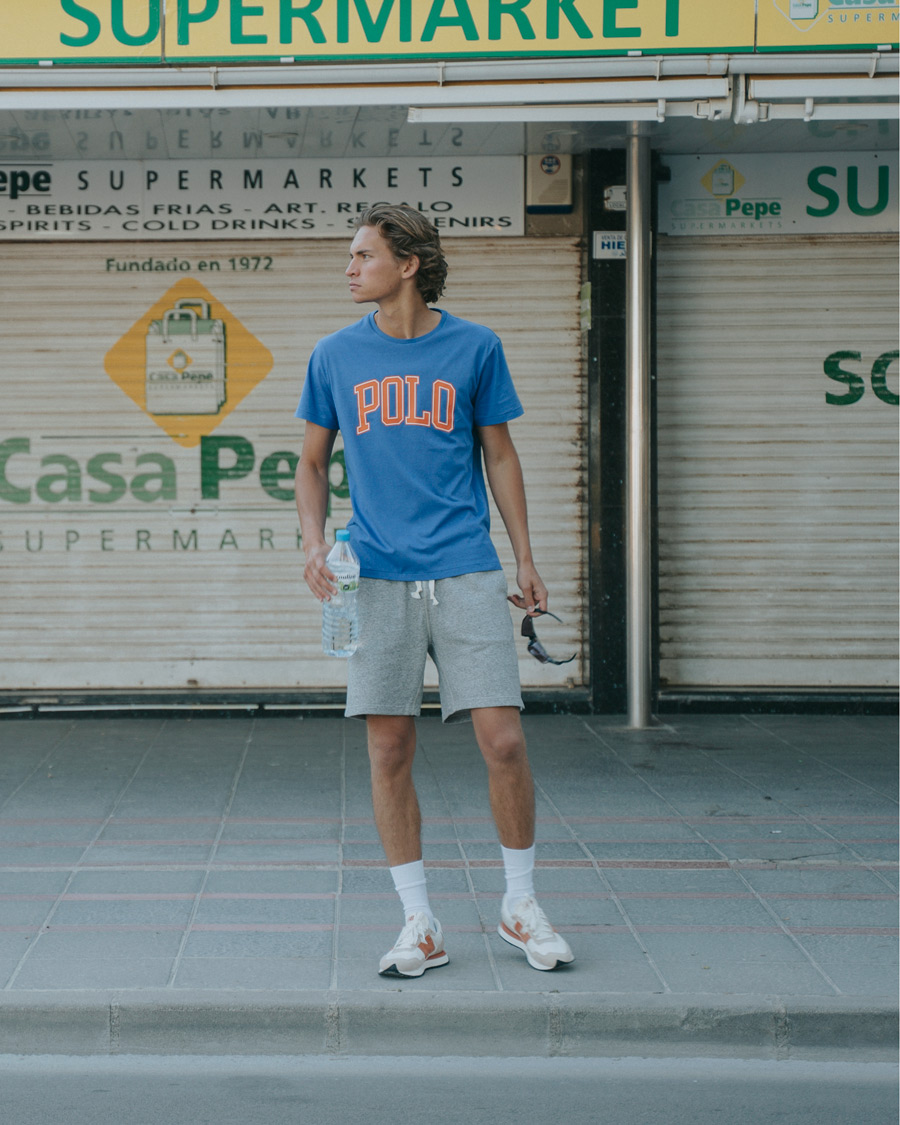 Heren | Korte broek | Champion | Todd Snyder Loose French Terry Sweatshorts Antique Grey Mix