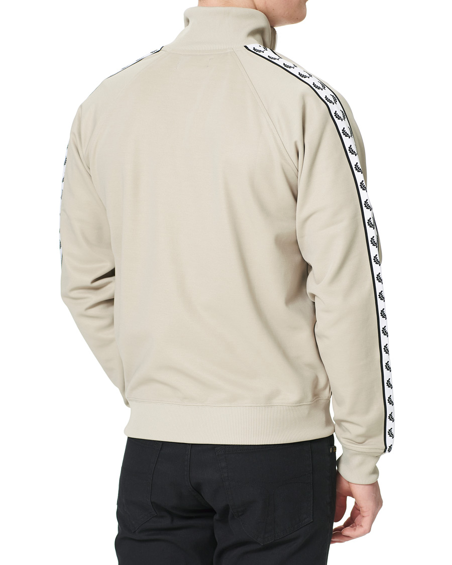 Heren | Truien | Fred Perry | Taped Track Jacket Light Oyster
