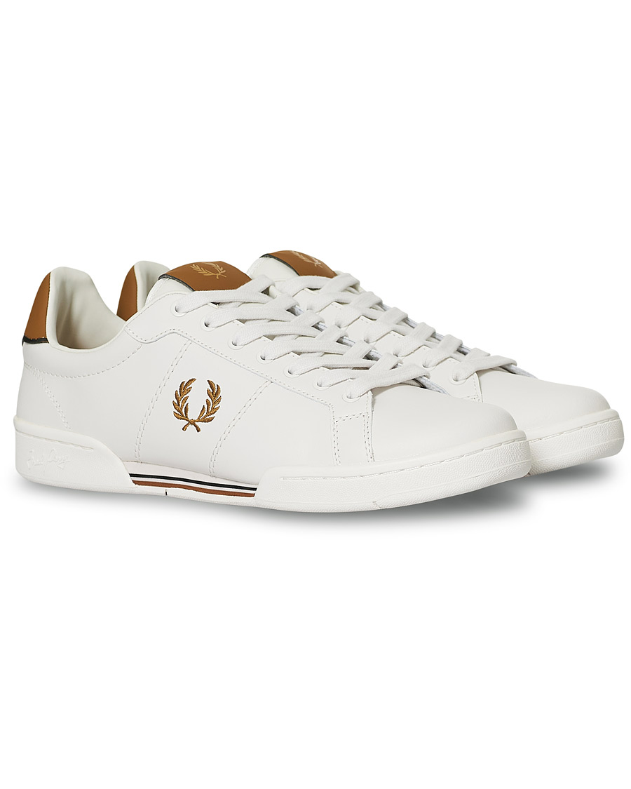 Heren | Fred Perry B722 Leather Sneaker Porcelain | Fred Perry | B722 Leather Sneaker Porcelain