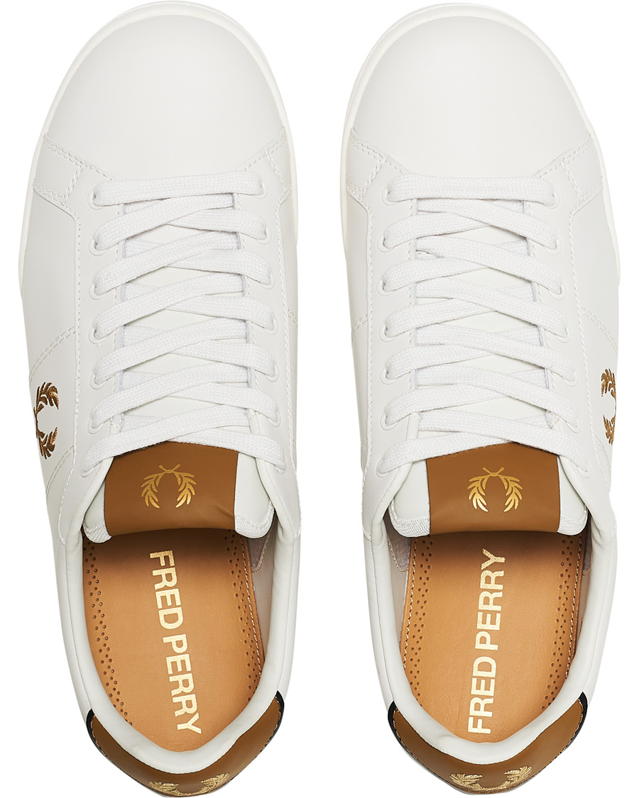 Heren | Fred Perry B722 Leather Sneaker Porcelain | Fred Perry | B722 Leather Sneaker Porcelain