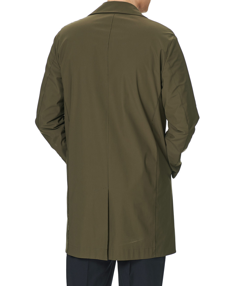 Heren | Jassen | Harris Wharf London | Light Technic Mac Coat Moss Green