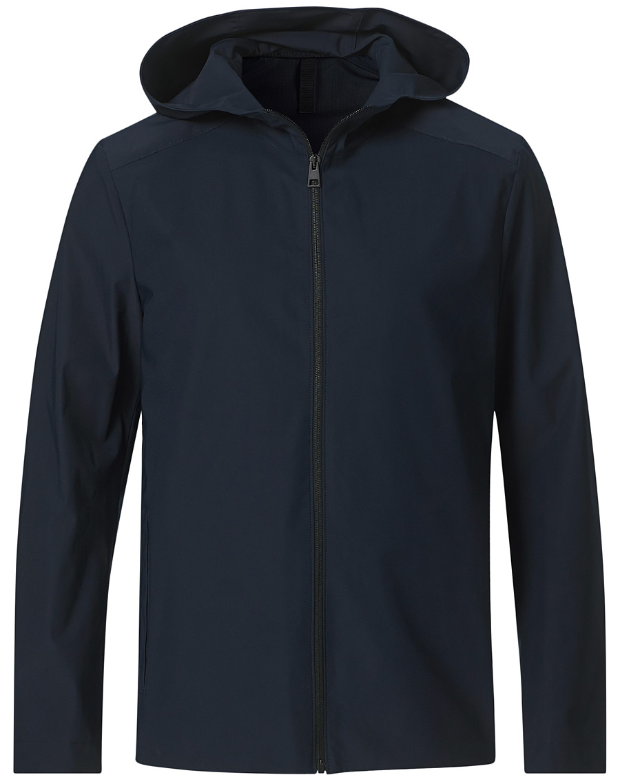 Heren | Jassen | Harris Wharf London | Light Technic Hooded Jacket Dark Blue