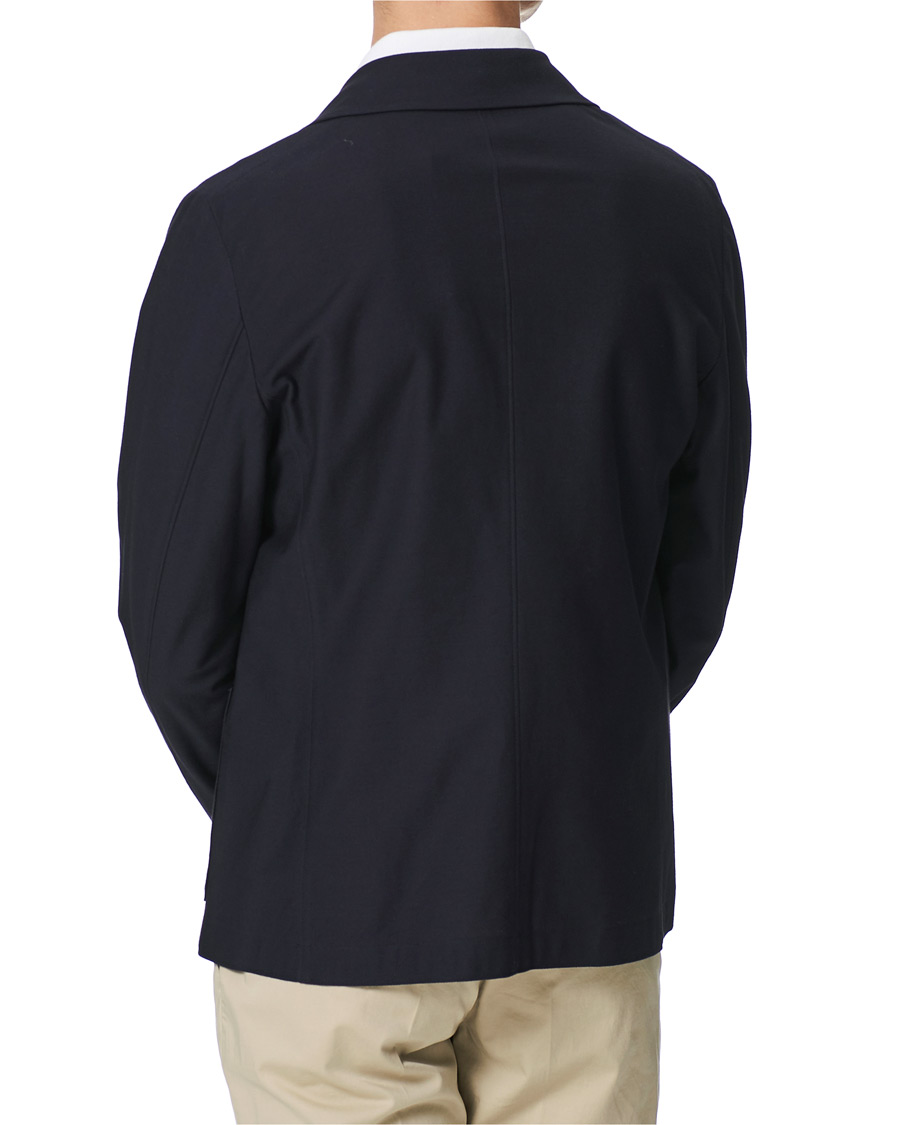 Heren | Blazers | Harris Wharf London | Cotton Twill Blazer Dark Blue