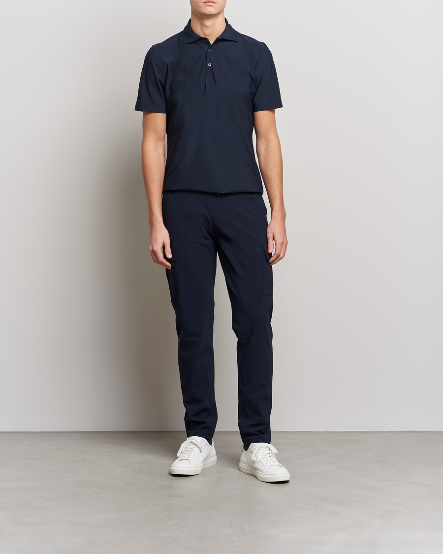 Heren | Polo's | Stenströms | Active Jersey Sport Polo Navy