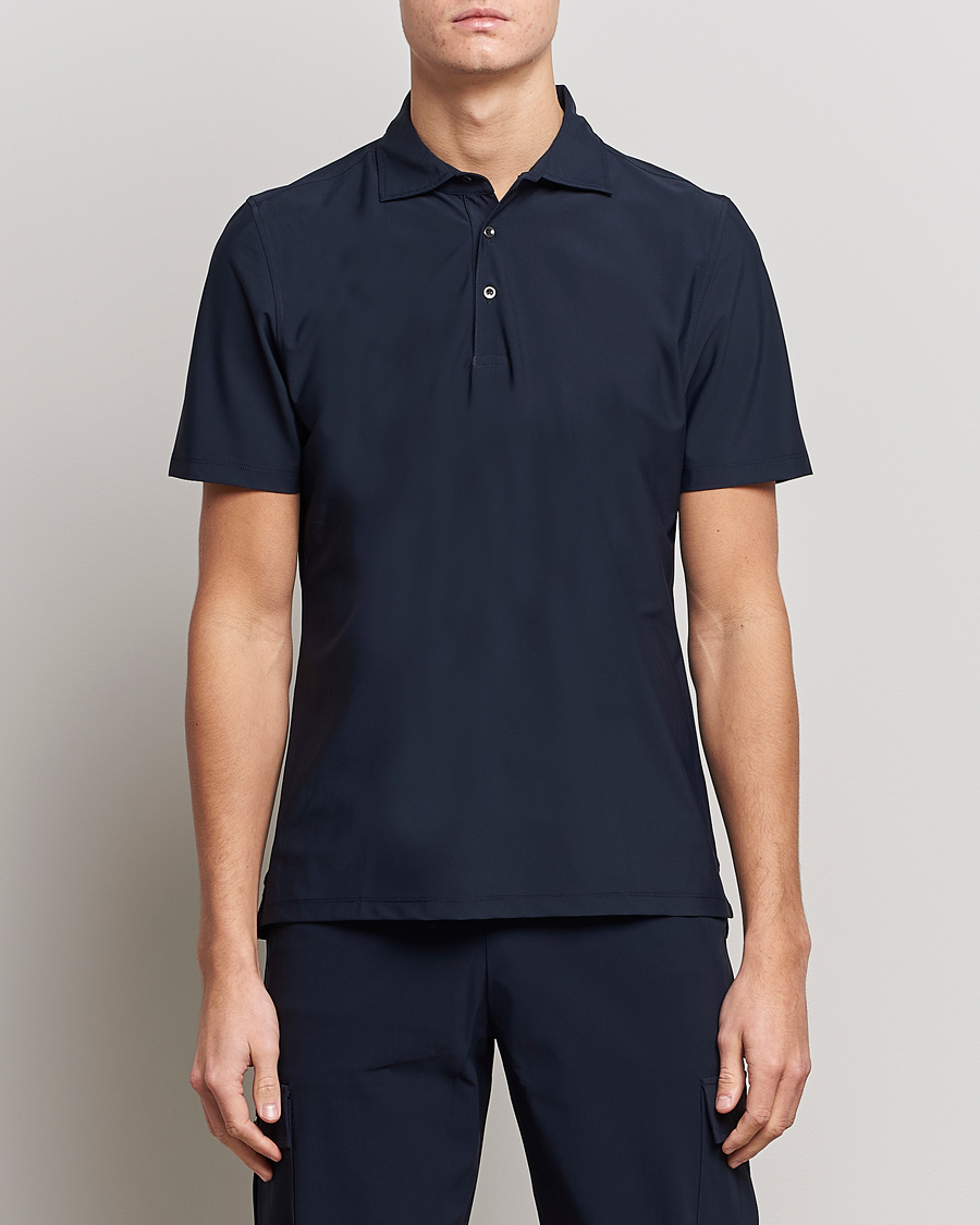 Heren | Polo's | Stenströms | Active Jersey Sport Polo Navy