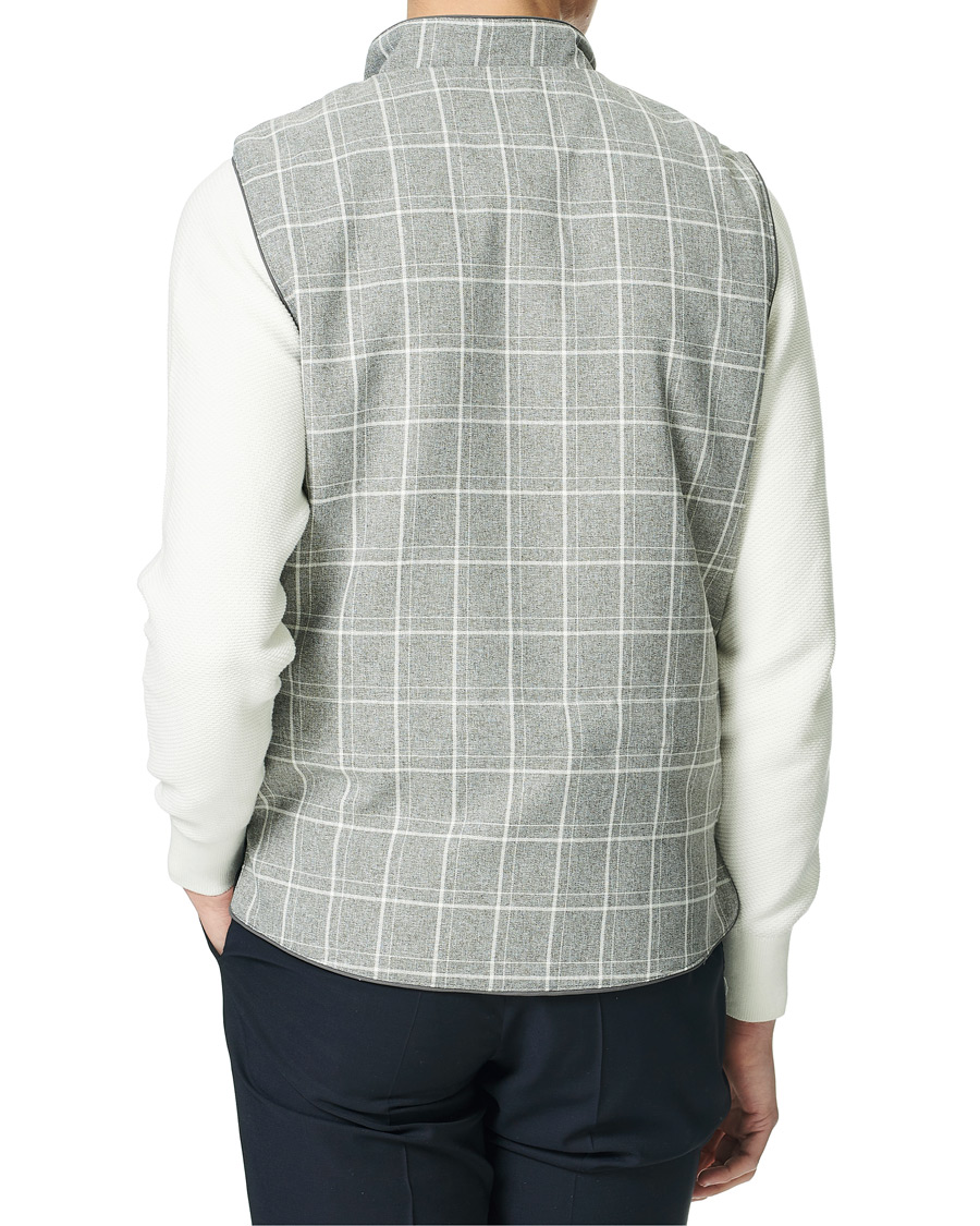 Heren | Jassen | Stenströms | Quilted Light Padded Vest Grey