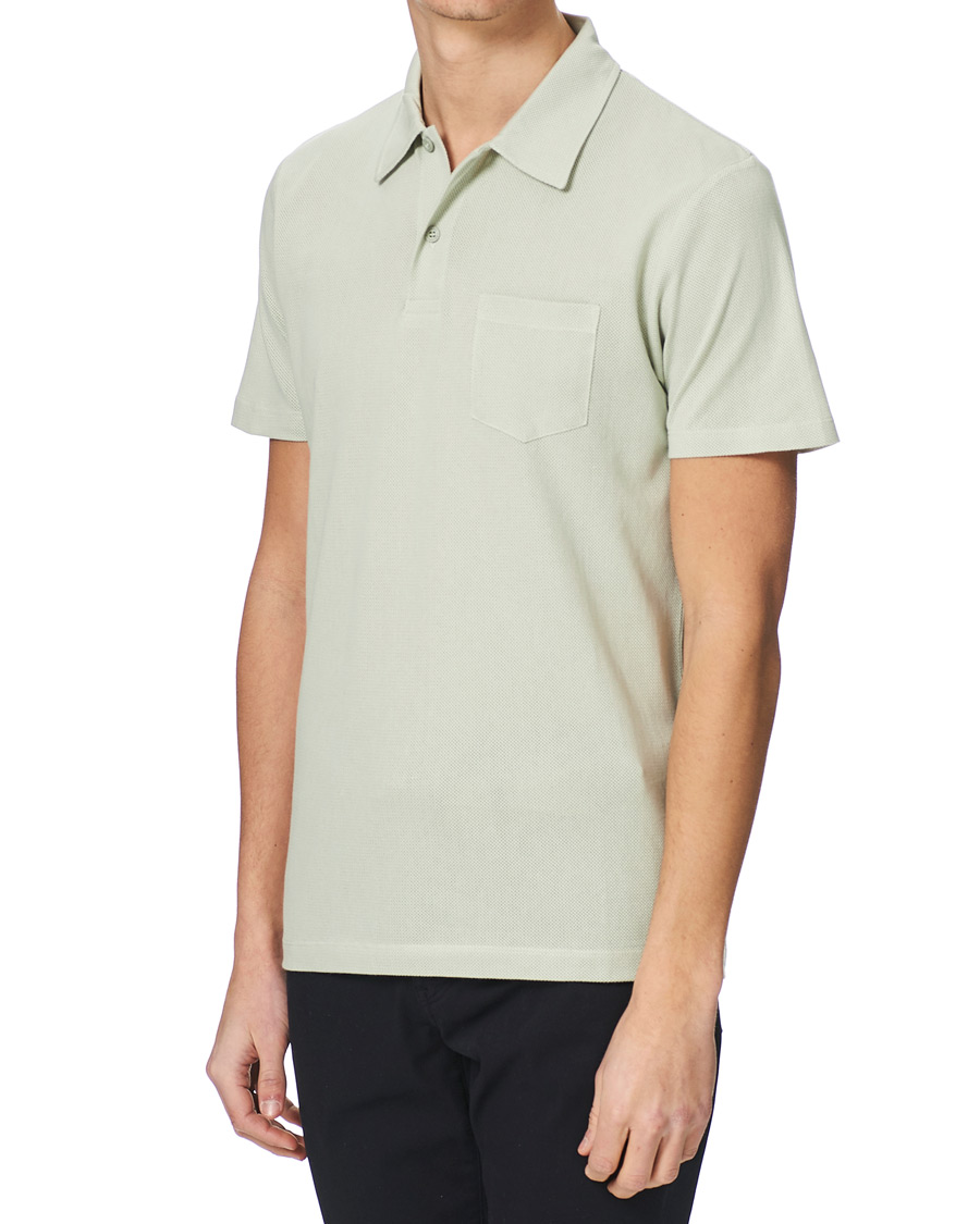 Heren | Polo's | Sunspel | Riviera Polo Shirt Pistachio